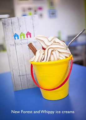 bucket of ice cream